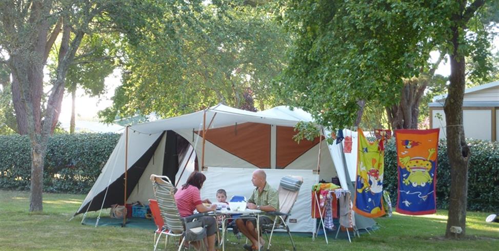 Emplacement camping du camping Kost Ar Moor Fouesnant