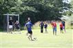 sur le terrain de foot