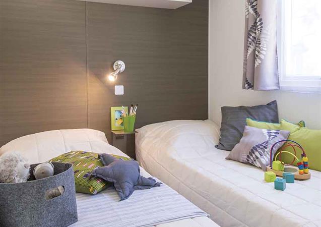 Chambre enfants Mobil-home Panorama au camping Kostarmoor