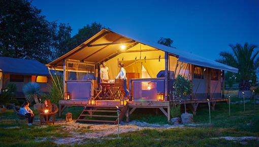 tente locative 34m² - Camping Kost Ar Moor - Fouesnant