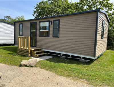 mobil-home Cottage à louer cote jardin premium camping Kost Ar Moor fouesnant bretagne