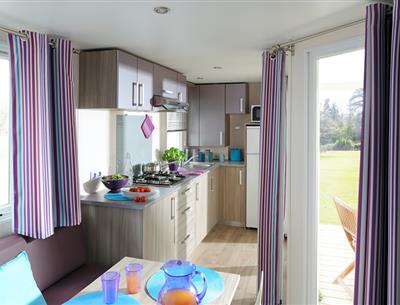Mobil home  4 pers à louer au camping Kost ar Mor Fouesnant Les Glénan