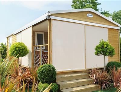Mobil home  4 pers à louer au camping Kost ar Mor Fouesnant Les Glénan