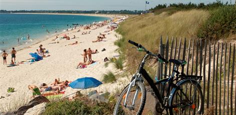 farniente sur la plage de Mousterlin près du camping kost-ar-moor - Camping Kost Ar Moor - Fouesnant