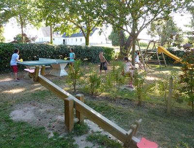 Aire de jeux du camping Kost Ar Moor à Fouesnant Finistère 29