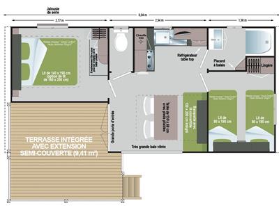 Modèke Pacific Premium Camping Kostarmor