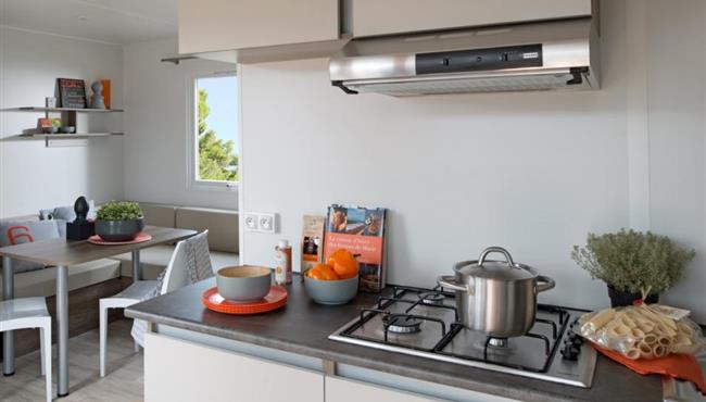cuisine mobil home 4/5 pers - camping kost ar moor 