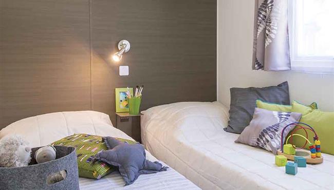 Chambre enfants Mobil-home Panorama au camping Kostarmoor