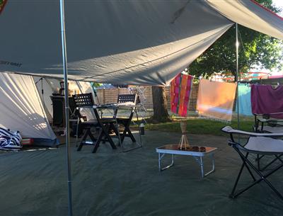 Emplacement camping du camping KostAr Moor Fouesnant