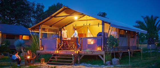tente locative 34m² - Camping Kost Ar Moor - Fouesnant