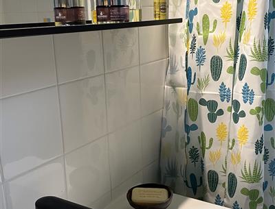 salle d'eau de l'appartement 2 pers à Fouesnant - camping kost ar moor