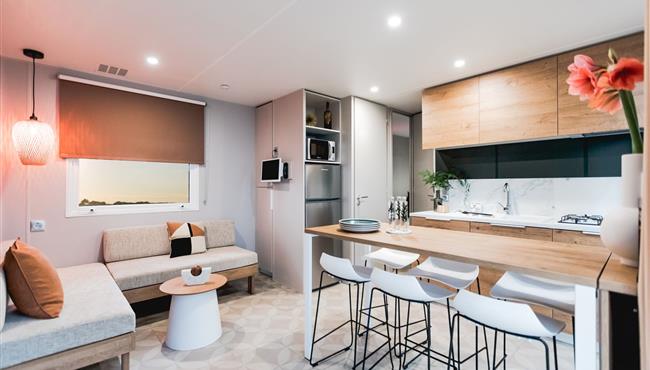 mobil-home Cottage à louer 3 chambres camping Kost Ar Moor fouesnant bretagne