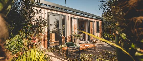 mobil-home Cottage à louer cote jardin premium camping Kost Ar Moor fouesnant bretagne - Camping Kost Ar Moor - Fouesnant