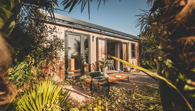 mobil-home Cottage à louer cote jardin premium camping Kost Ar Moor fouesnant bretagne - Camping Kost Ar Moor - Fouesnant