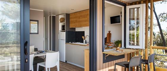 mobil-home Cottage panorama à louer premium camping Kost Ar Moor fouesnant bretagne - Camping Kost Ar Moor - Fouesnant