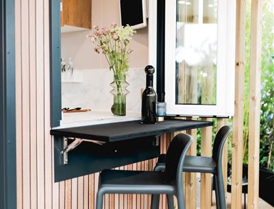 mobil-home Cottage panorama à louer premium camping Kost Ar Moor fouesnant bretagne