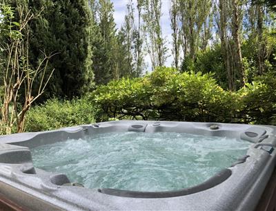 mobil-home Cottage à louer 3 chambres jacuzzi spa camping Kost Ar Moor fouesnant bretagne