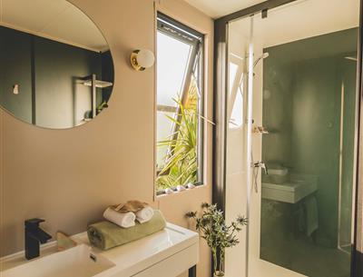 mobil-home Cottage à louer 3 chambres jacuzzi spa camping Kost Ar Moor fouesnant bretagne
