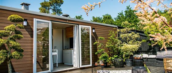 mobil-home Cottage à louer 3 chambres jacuzzi spa camping Kost Ar Moor fouesnant bretagne - Camping Kost Ar Moor - Fouesnant