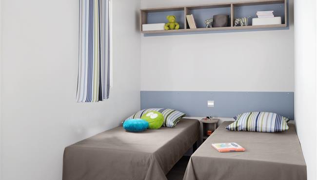mobil-home Cottage à louer 2 chambres jacuzzi spa camping Kost Ar Moor fouesnant bretagne